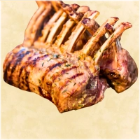 Gegrilde Lamscarre