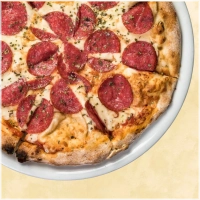 Pizza met salami